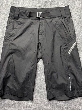 Bontrager Rhythm Cycling Shorts Mens 30 Black Vented Belted Mountain Biking